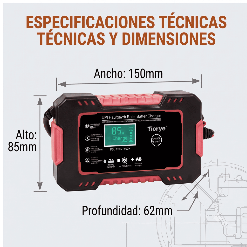 Reparador Inteligente de Baterías 12V Pro™